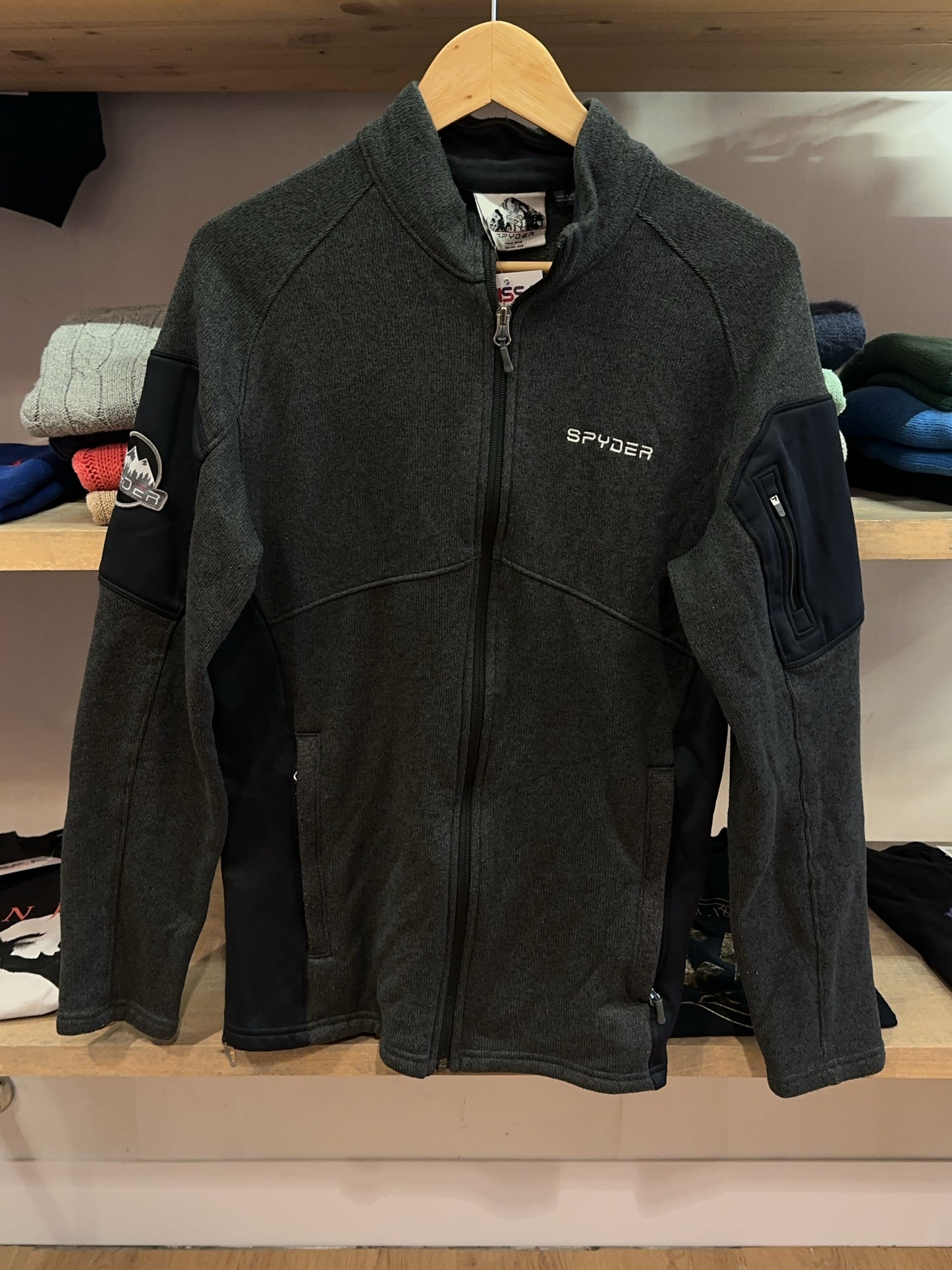 Spyder Full-Zip Knit Performance Jacket - M