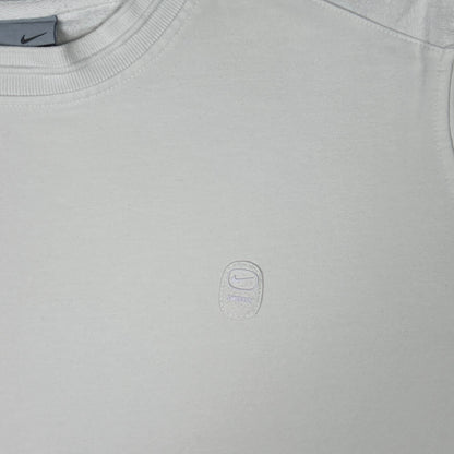 M - Nike 2000's White Long Sleeve Sweatshirt