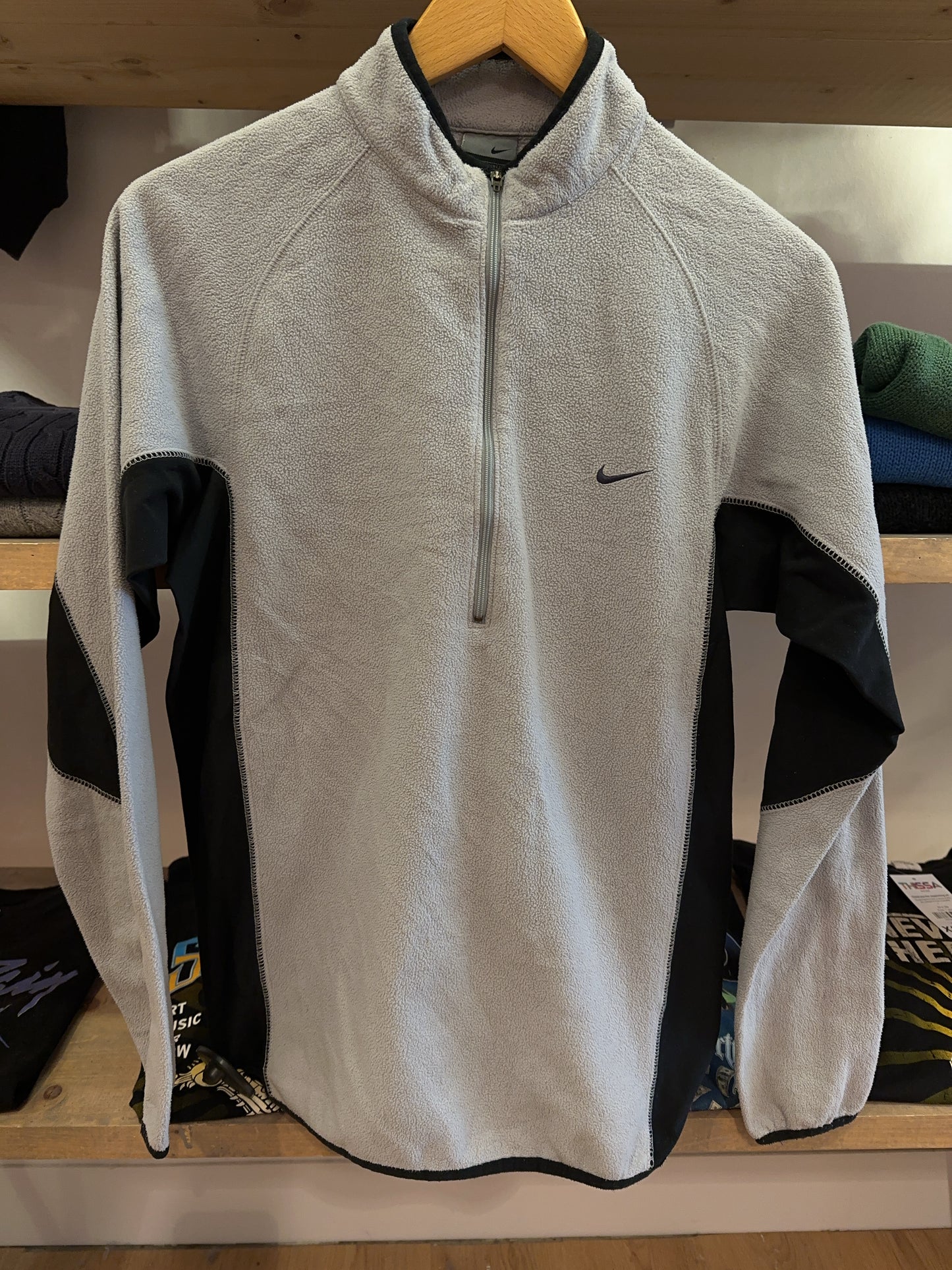 S - Vintage Nike Fleece Quarterzip