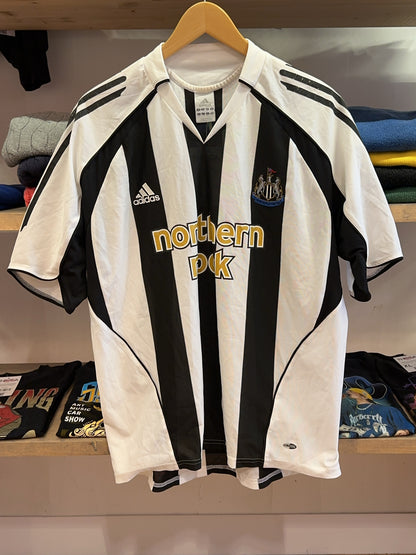 2005-2007 Newcastle United Adidas Home Football Shirt - L