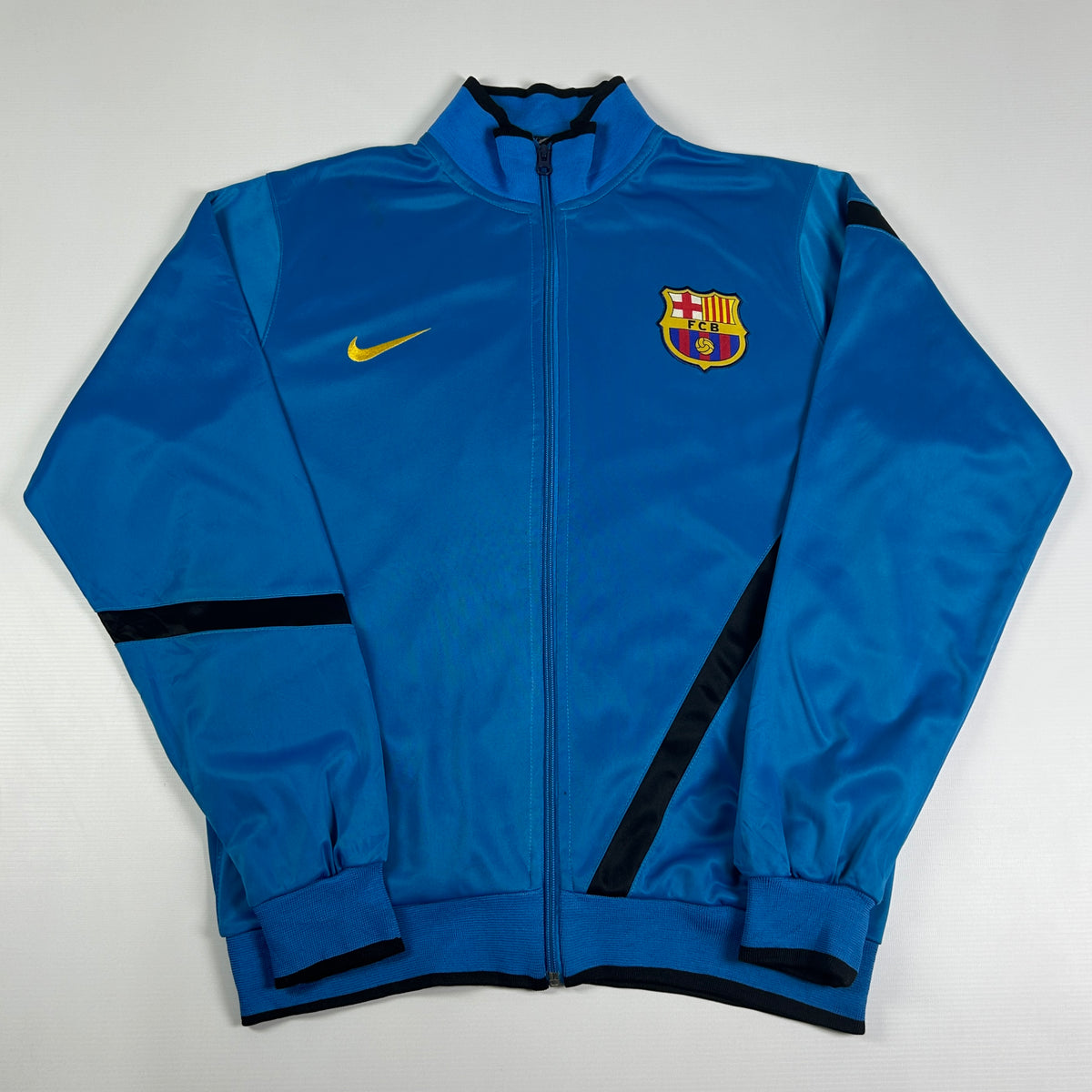M - 2011-2012 Nike FC Barcelona Blue Track Jacket