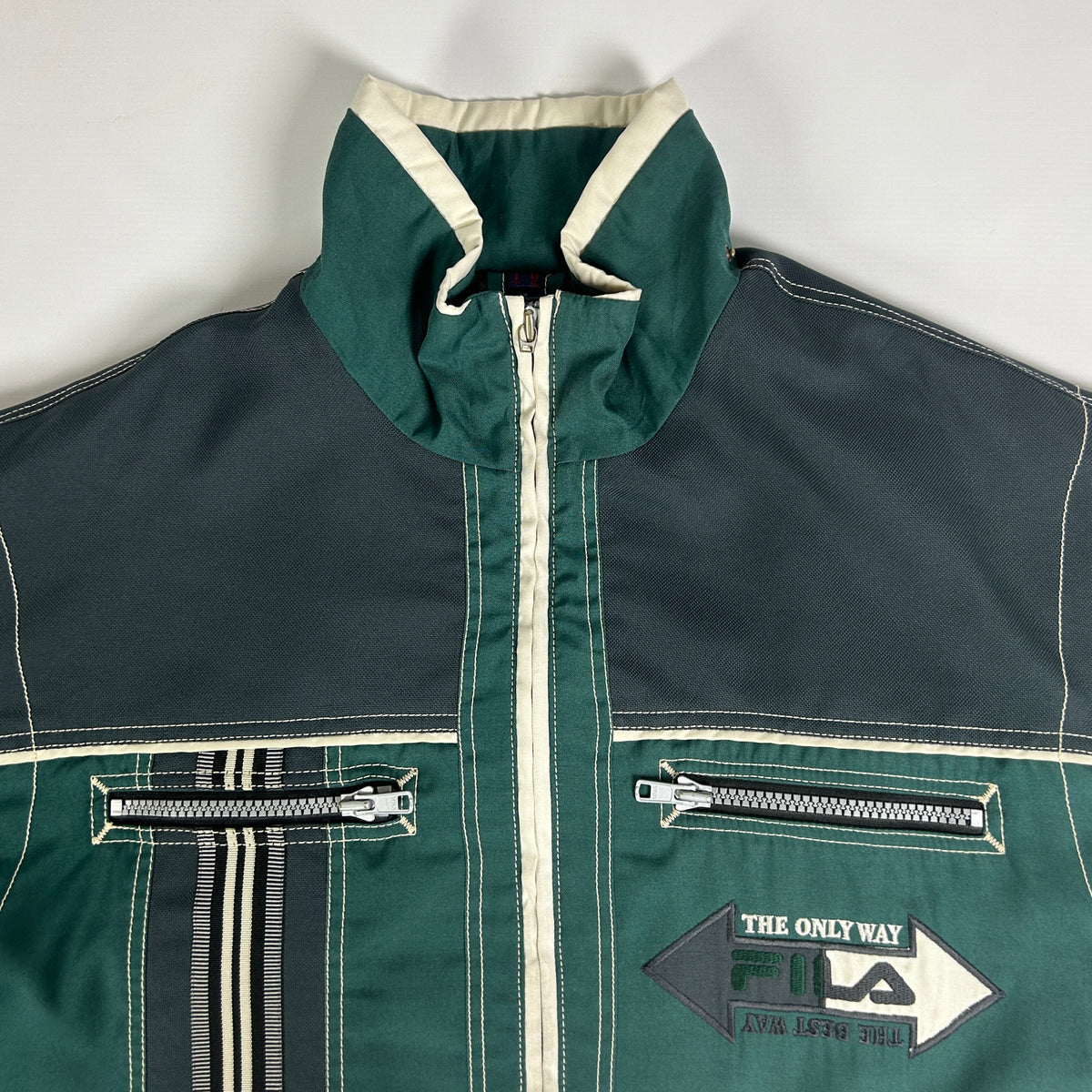 L - 1990's Fila Vintage The Only Way Ski Jacket