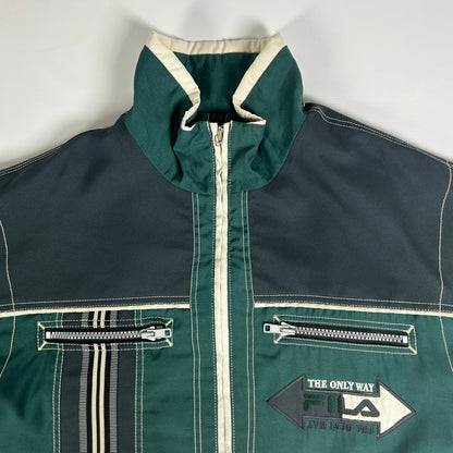 L - 1990's Fila Vintage The Only Way Ski Jacket