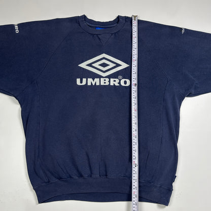 XL - Vintage 1990's Umbro Navy Crewneck Sweatshirt