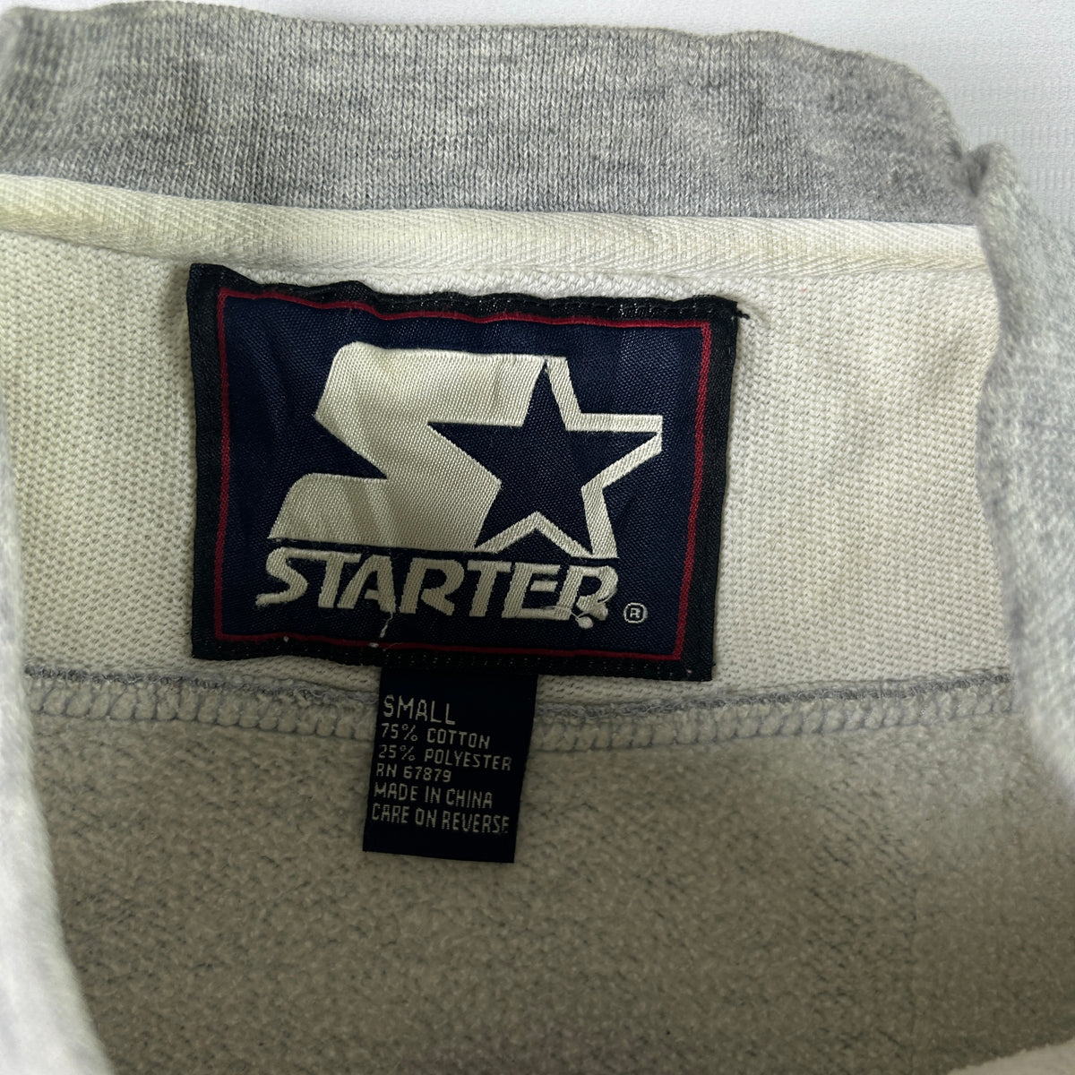 L - 1990's Starter New England Patriots Football Sweatshirt