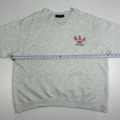 L - Vintage 1990's NaF NaF League USA Grey Sweatshirt