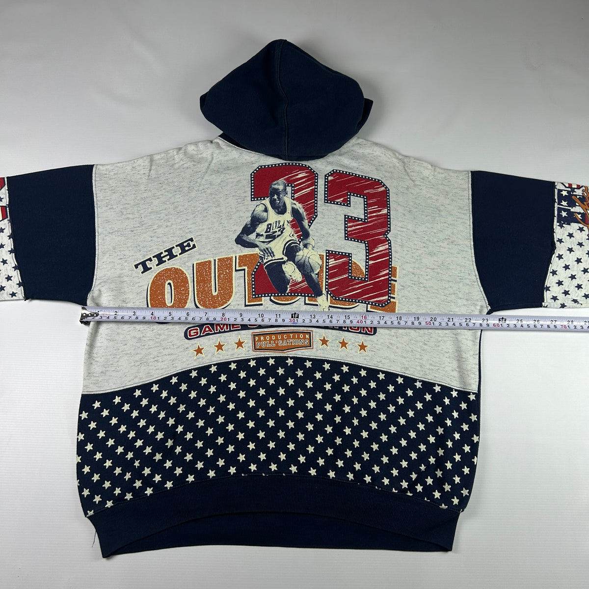 S - 1990's Michael Jordan The Outdoor Game Corporation Retro Basketball Hoodie