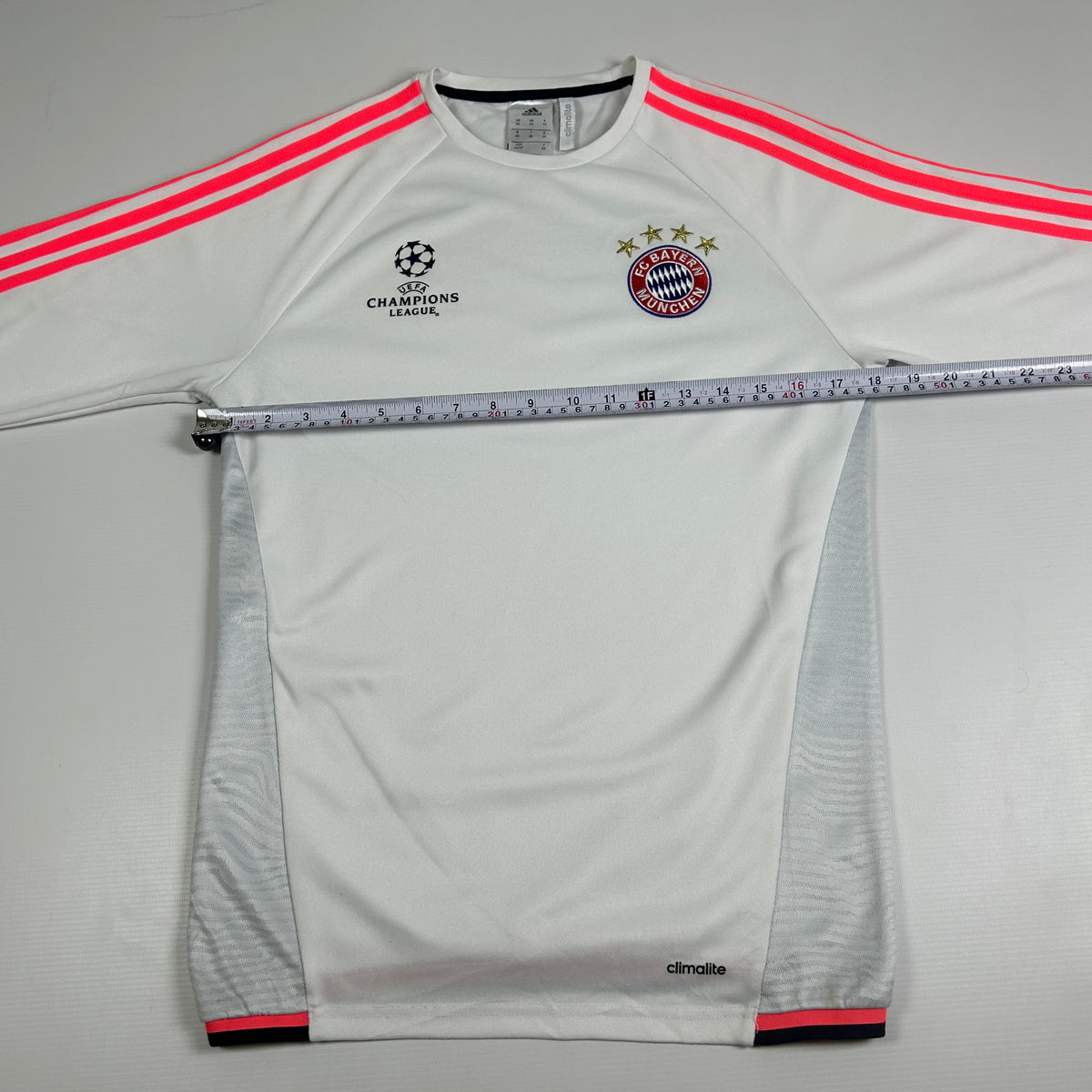 XS - 2015-2016 Adidas FC Bayern Munich Climalite Long Sleeve Training Top