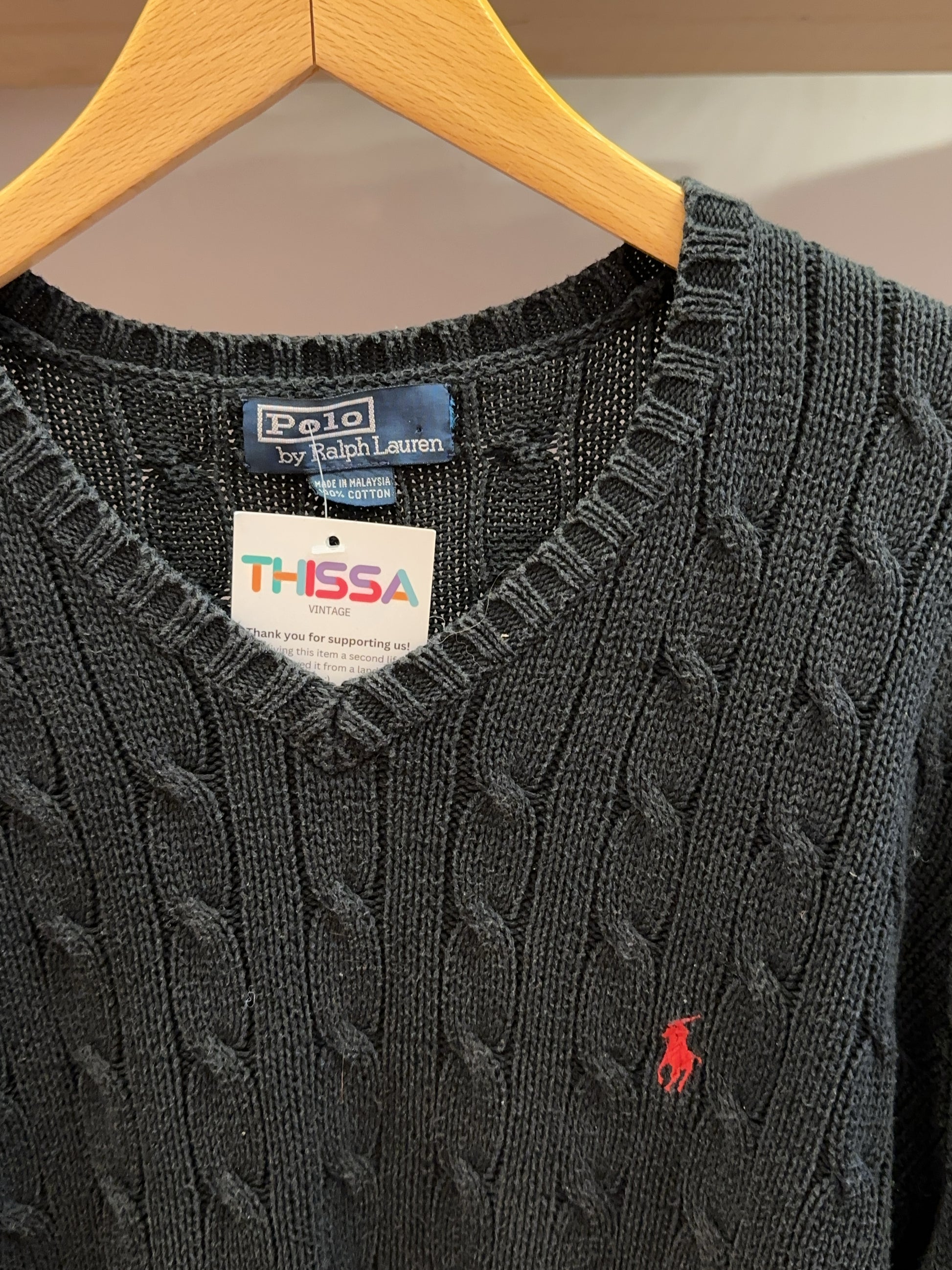 Ralph Lauren Cable Knit - XL