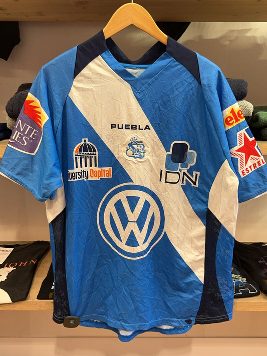 2007-2008 Club Puebla Puebla Home Football Shirt 6 - XL