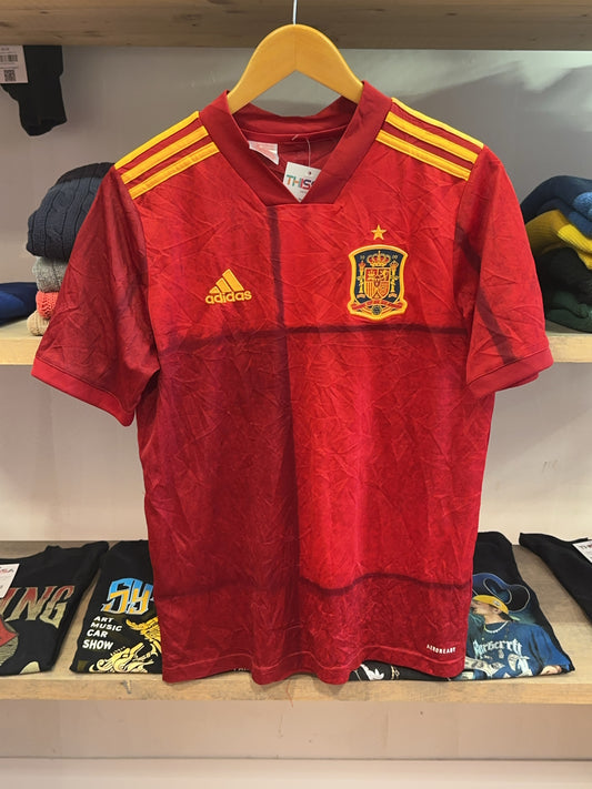 2020-2021 Spain Adidas Home Football Shirt - M