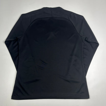 XL - Vintage 2010's Nike France FFF Dri-FIT Black Quarter-Zip Training Top