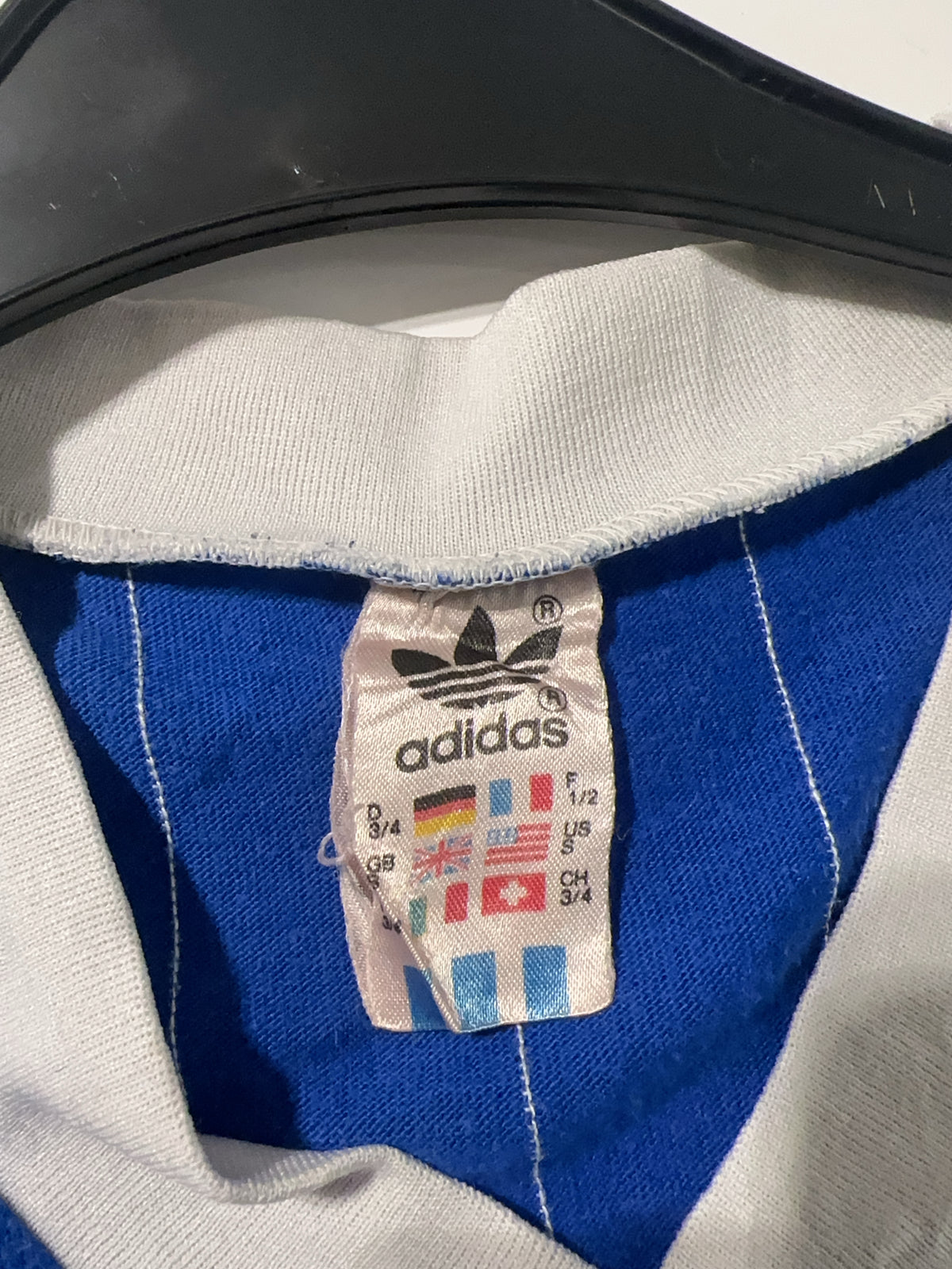 S - 1980's Adidas Football Shirt