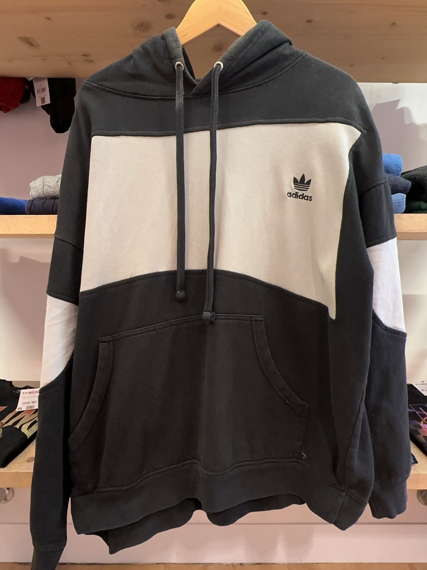 Vintage Adidas Reworked Hoodie - L