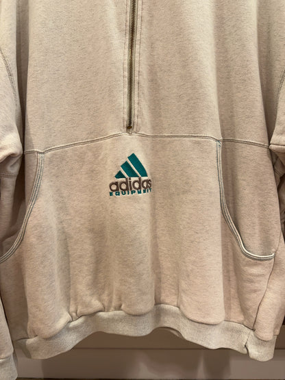 Vintage Adidas Equipment Quarter-Zip Sweatshirt - L