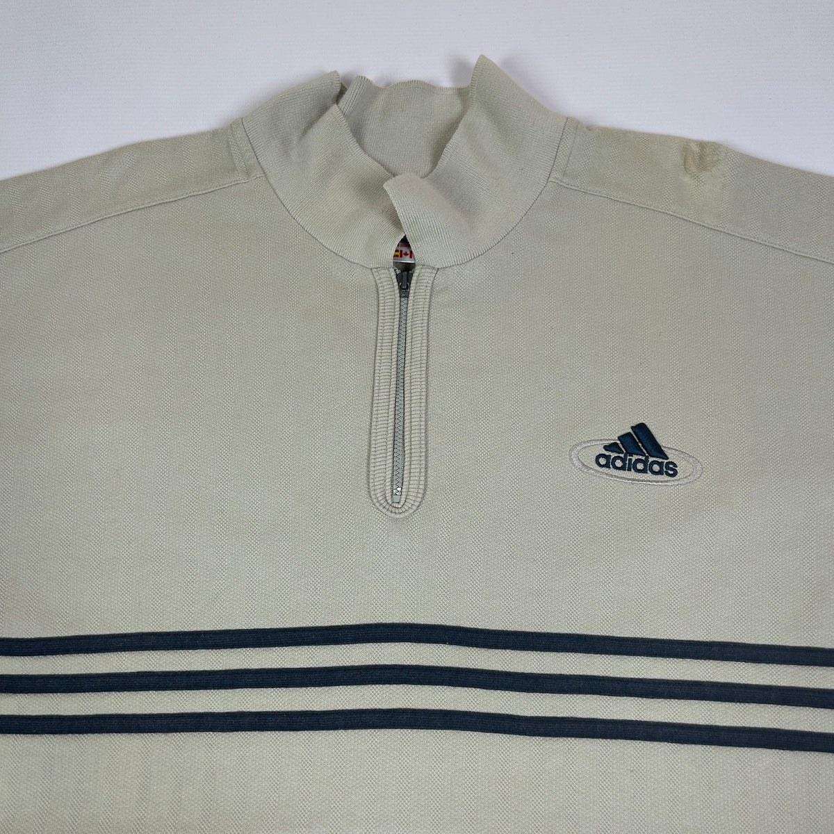 XL - Vintage 1990's Adidas Quarterzip