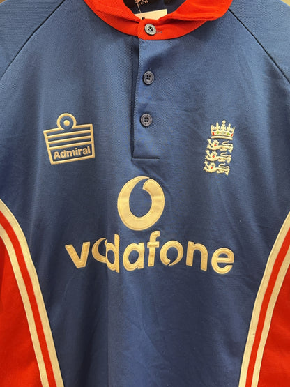 2000 - 2002 England National Cricket Team Admiral Away Football Shirt - L
