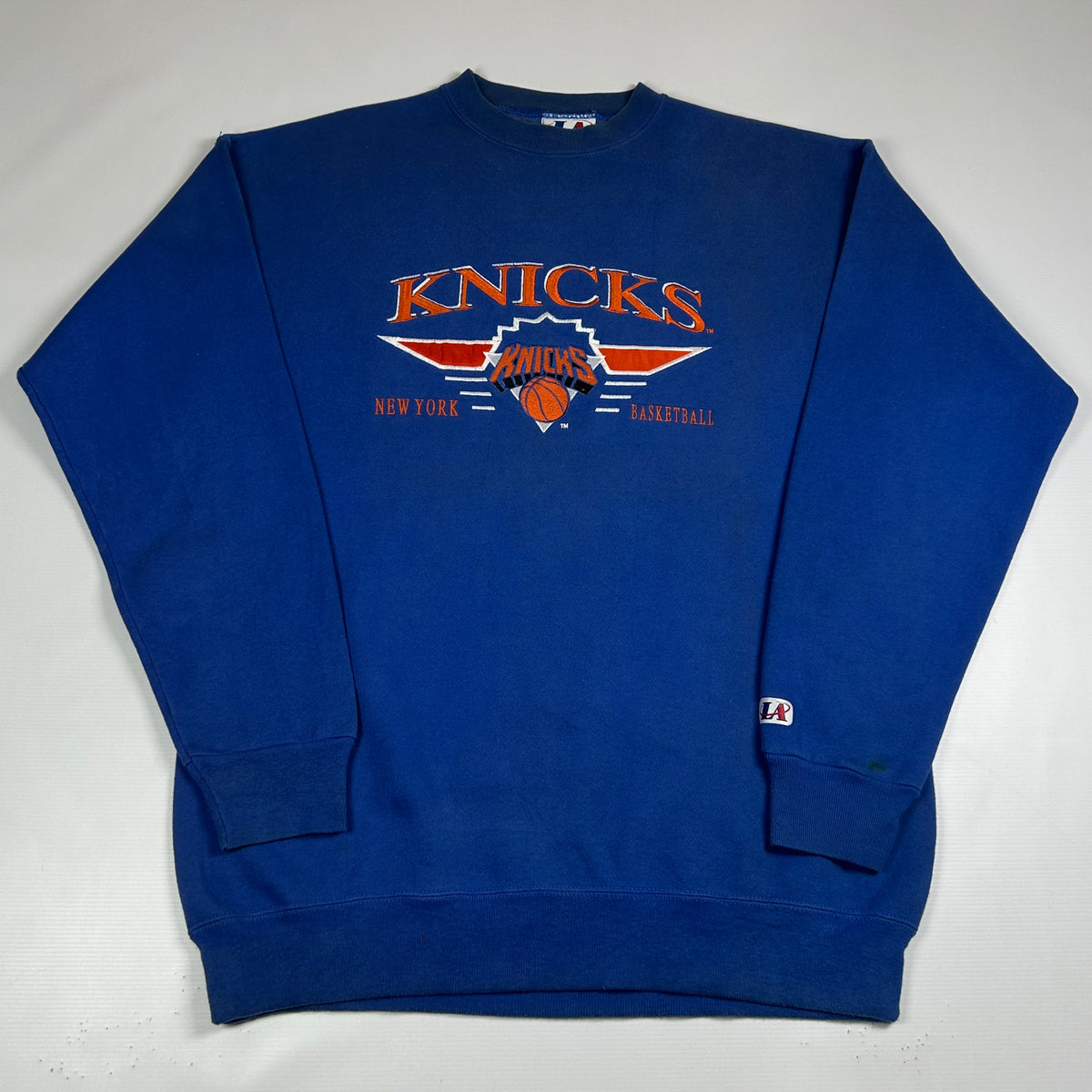 L - Vintage 1990's New York Knicks Logo Athletic Crewneck Sweatshirt