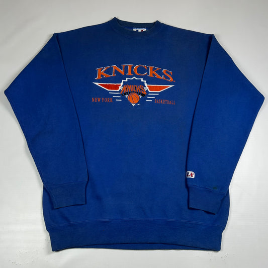 L - Vintage 1990's New York Knicks Logo Athletic Crewneck Sweatshirt