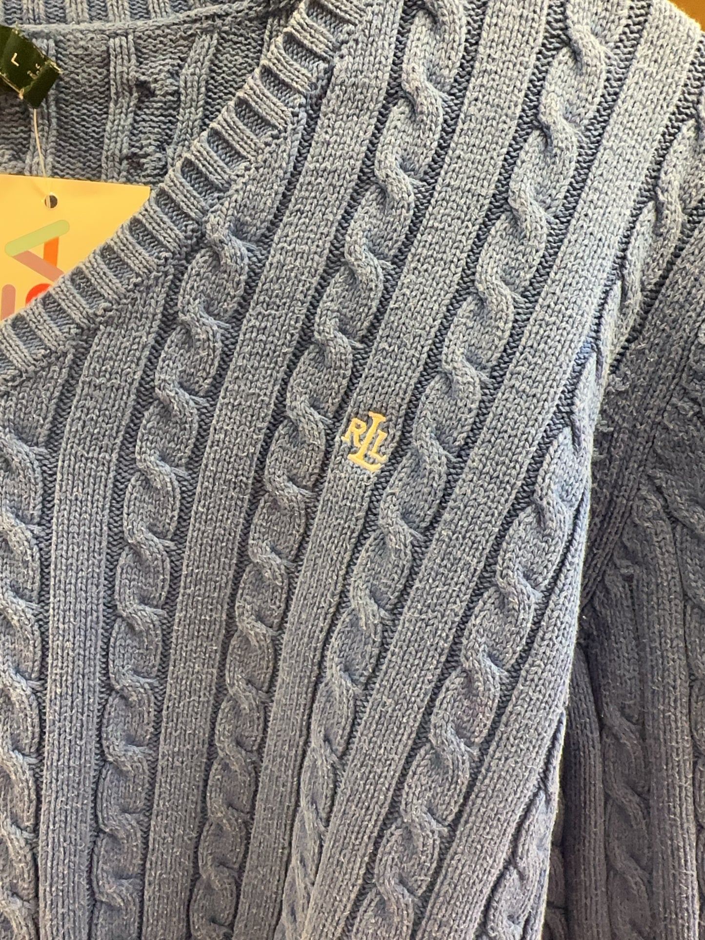 Ralph Lauren Cable Knit - L