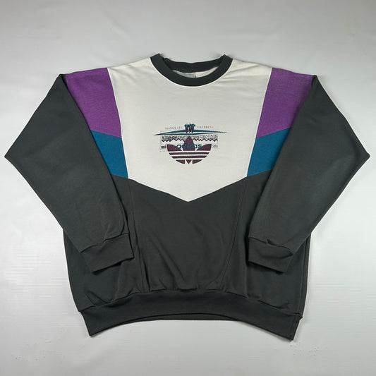 L - 1990's Adidas Vintage Colorblock Crewneck Sweatshirt