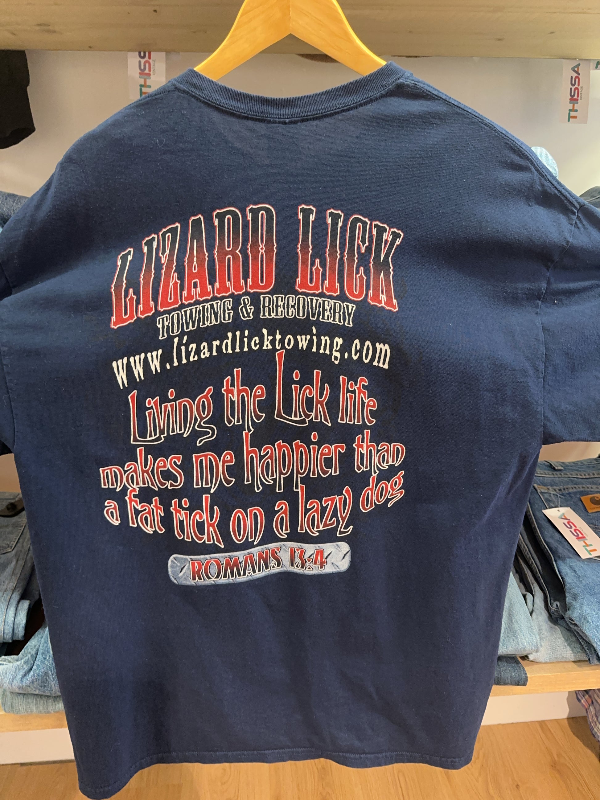 XL - Vintage Lizard Lick Towing T-shirt