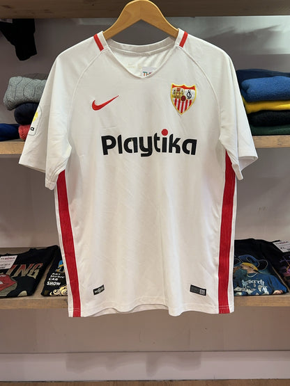 2018-2019 Sevilla FC Nike Home Football Shirt - L