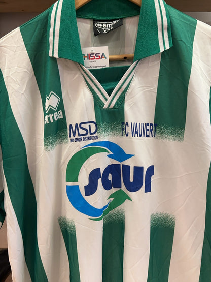 1993-1994 FC Vauvert (Football Club Vauverdois) Erreà Home Football Shirt 13 - XXL