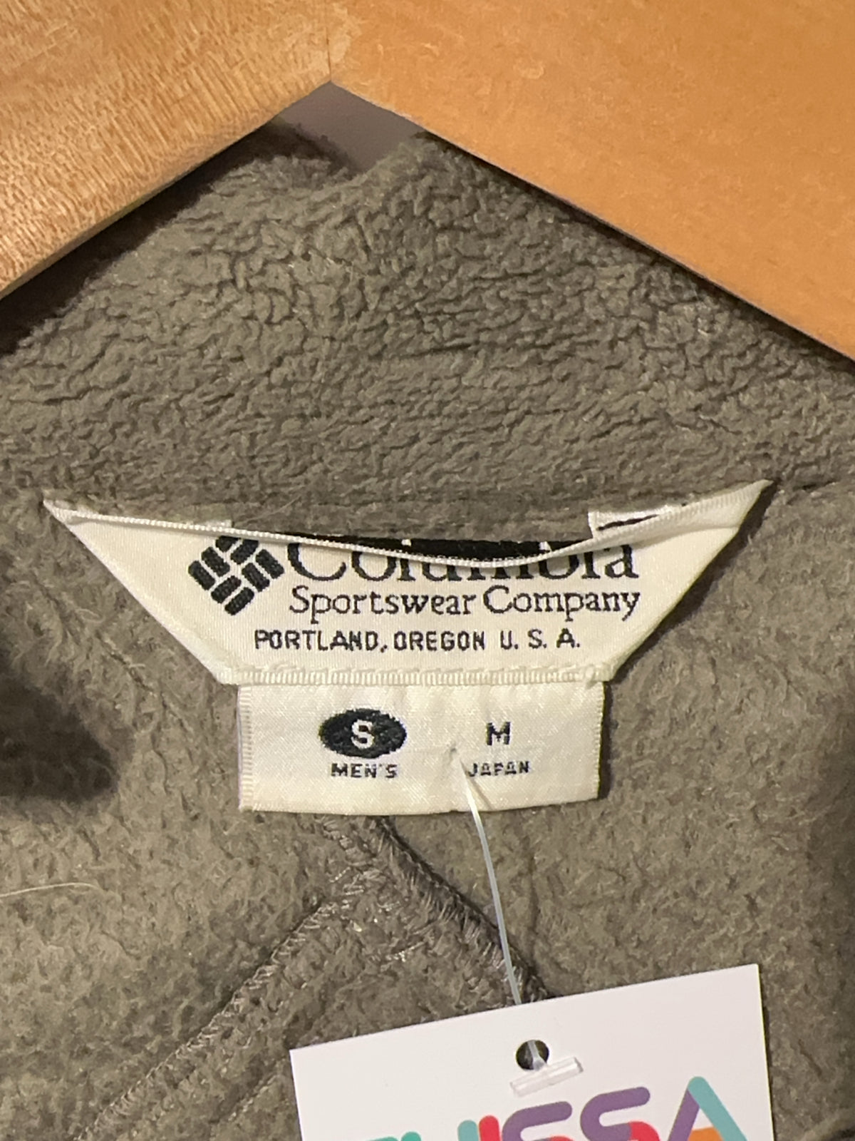 S - Columbia Quarterzip Titanium Fleece