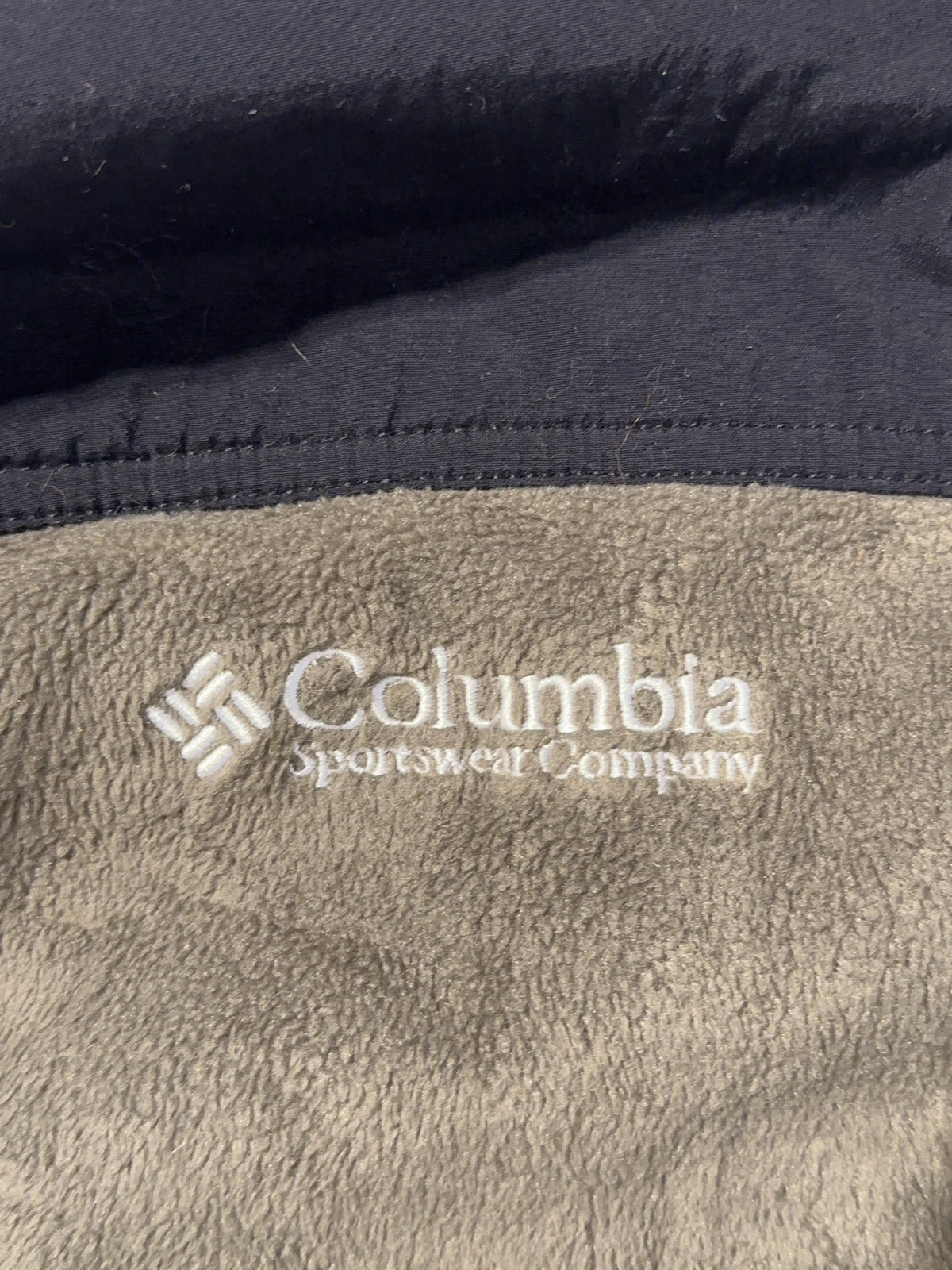 S - Columbia Quarterzip Titanium Fleece