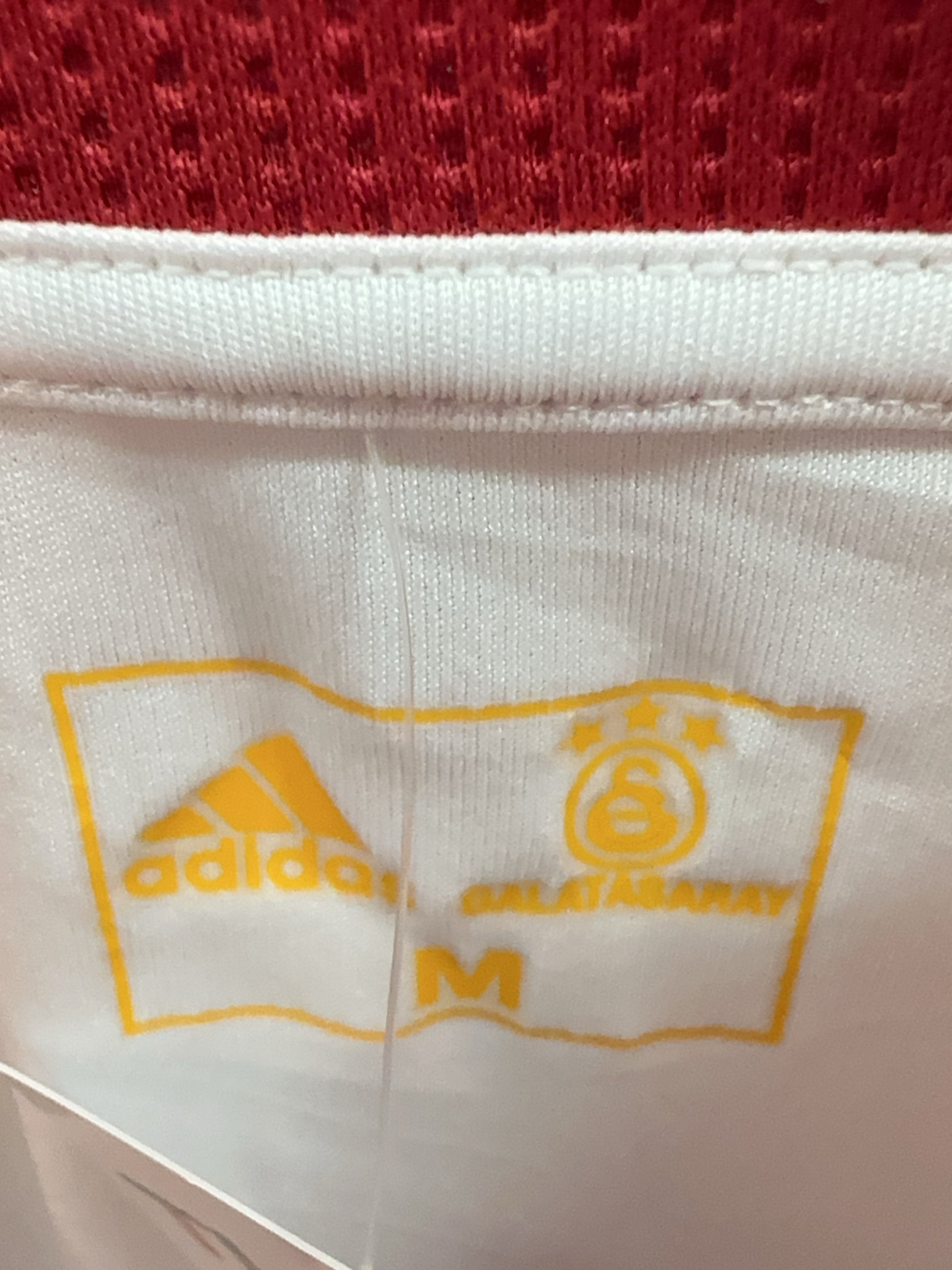 M - 2007-2008 Galatasaray Adidas Home Football Shirt