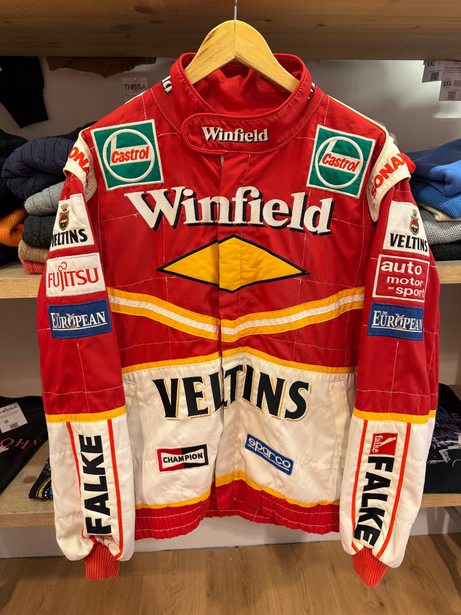 Vintage 1998 Sparco Winfield Williams F1 Racing Jacket (M)