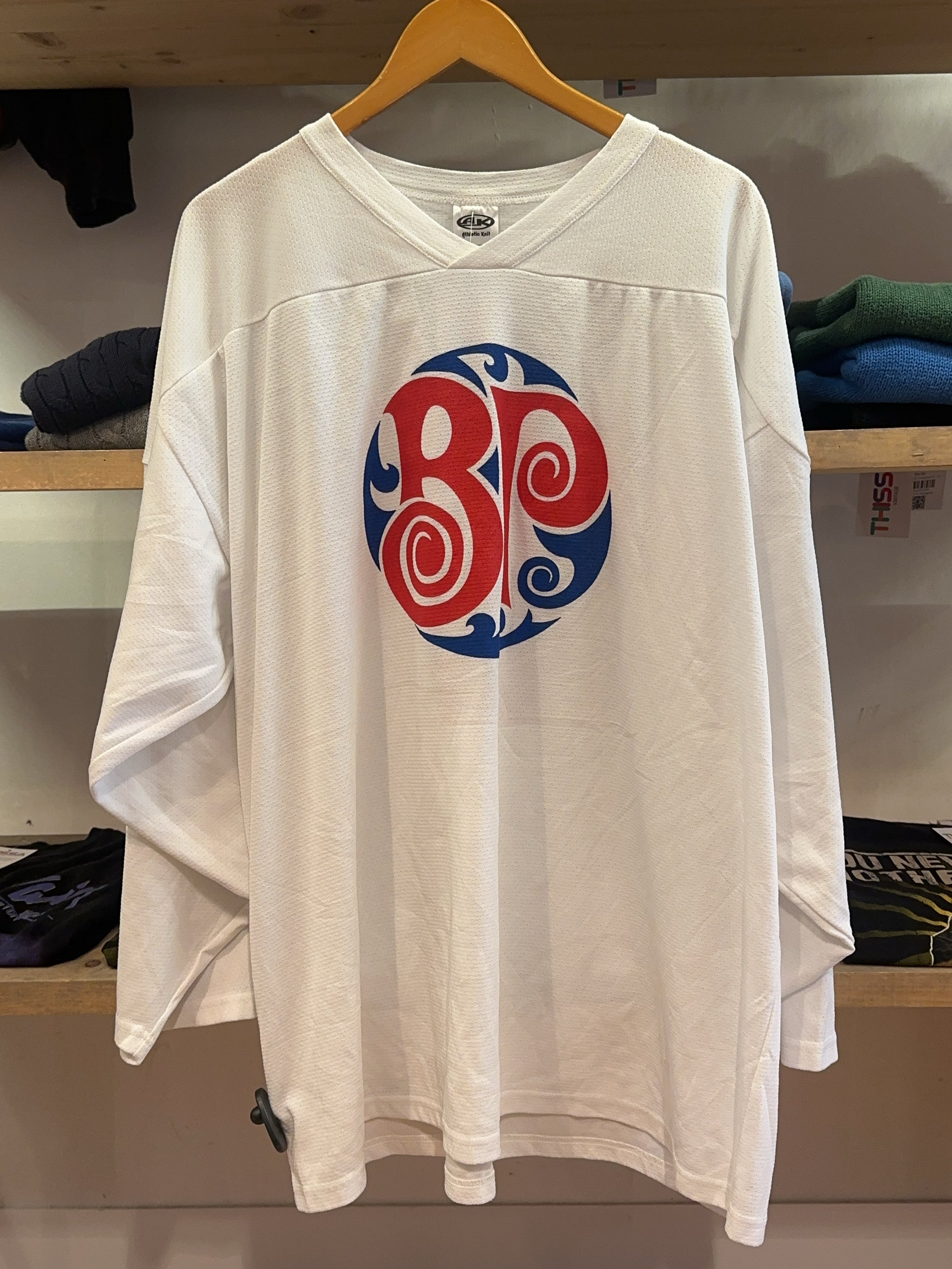 XL - White Athletic Knit #11 Long Sleeve Football Jersey