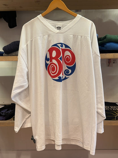 XL - White Athletic Knit #11 Long Sleeve Football Jersey