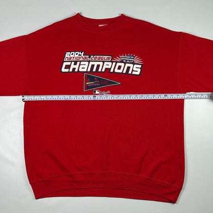XXL - 2004 St. Louis Cardinals National League Champions Crewneck Sweatshirt