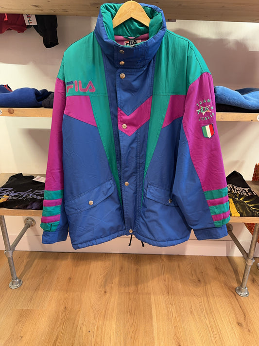 XL - Vintage 1990's Fila A. Tomba Team Italia Ski Jacket
