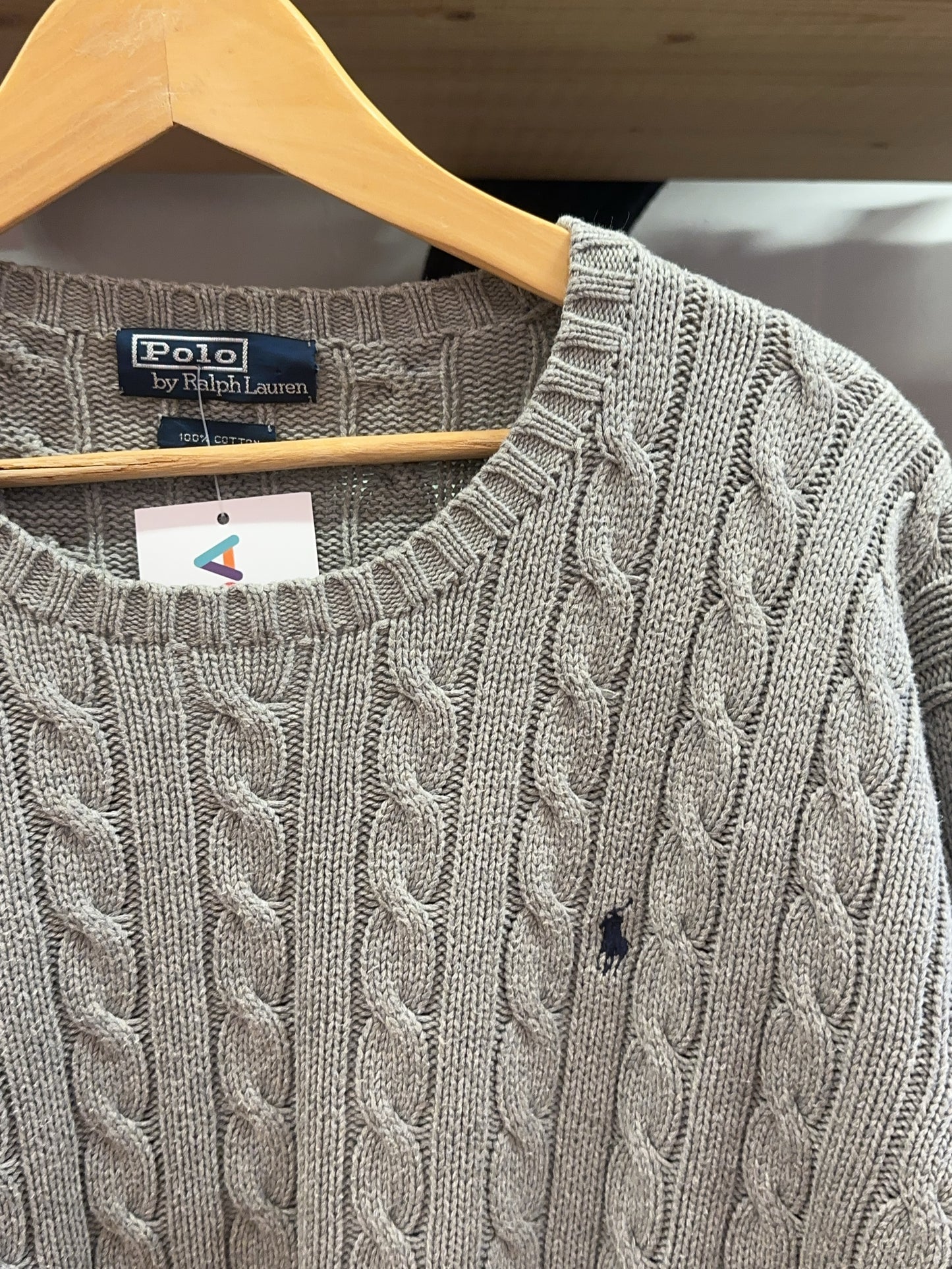 Ralph Lauren Cable Knit - L