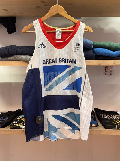 L - Great Britain 2012 Olympic men's Athletics vest Jersey