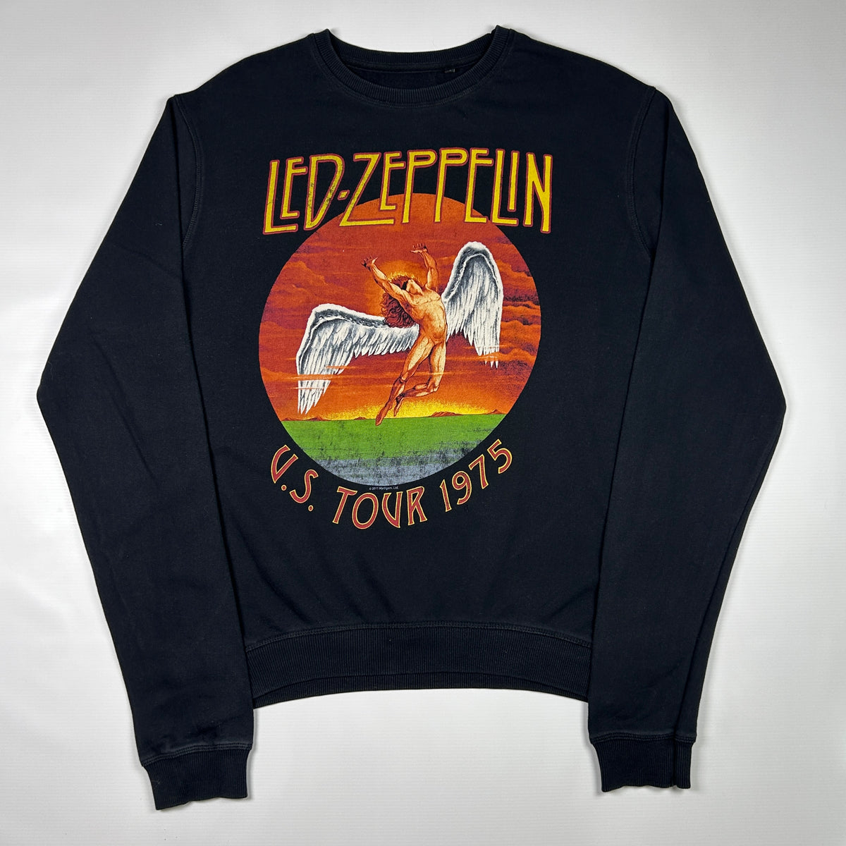 L - Led Zeppelin C.S. Tour 1975 Crewneck Sweatshirt