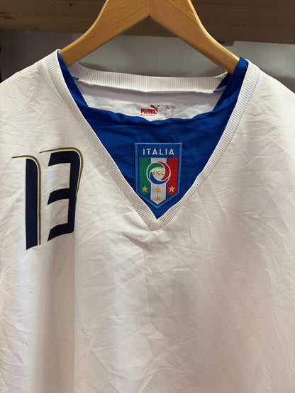 XL - 2006-2008 Italy Puma Home Football Shirt Nesta 13