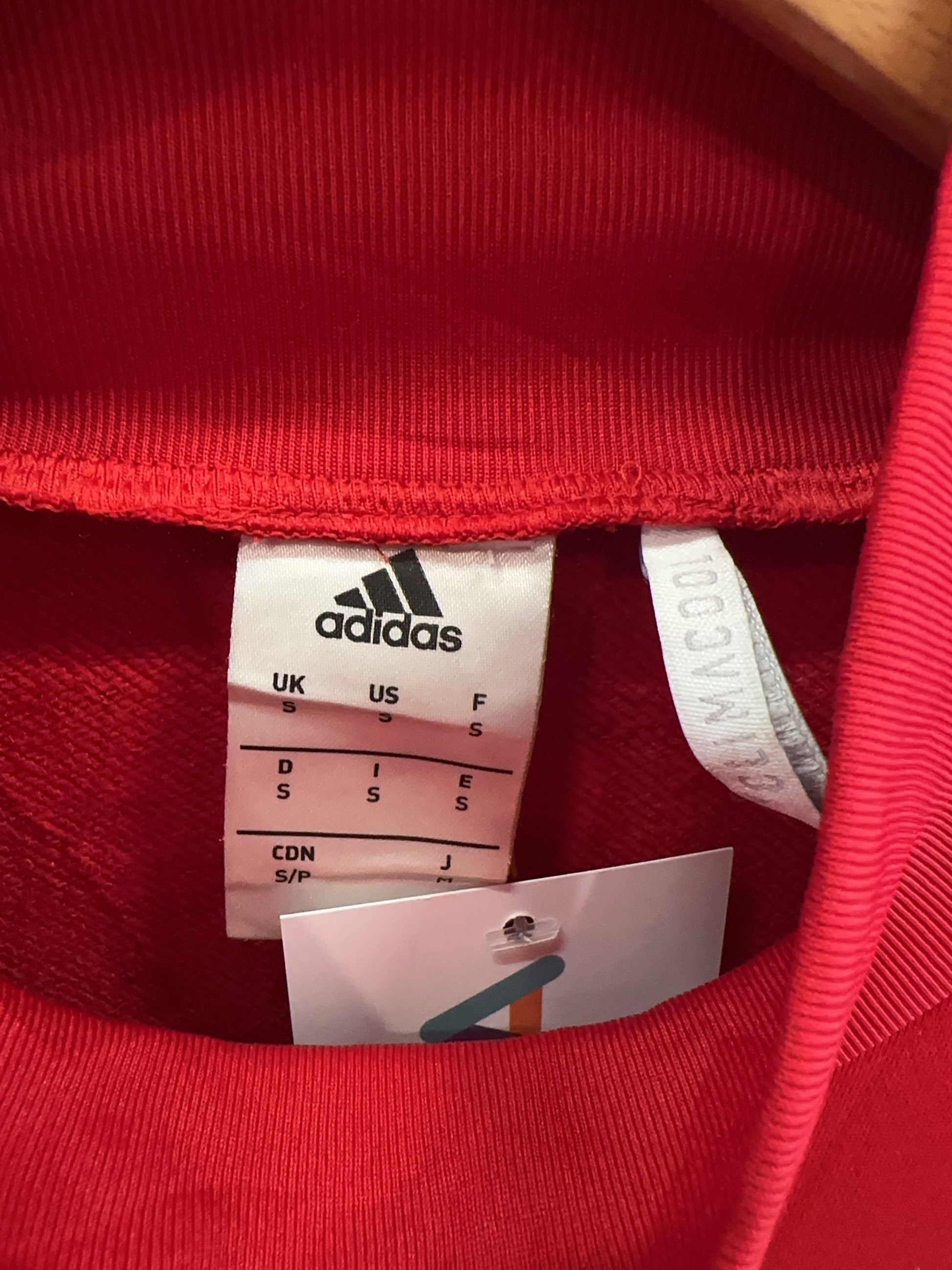 S - 2017-18 Bayern Munich adidas Drill Top Sweatshirt