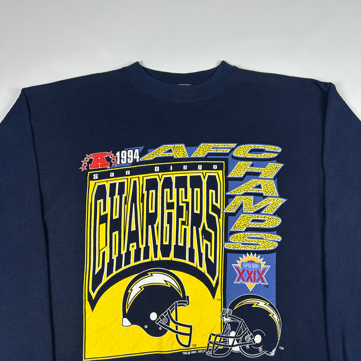 M - 1994 San Diego Chargers AFC Champions Crewneck Sweatshirt