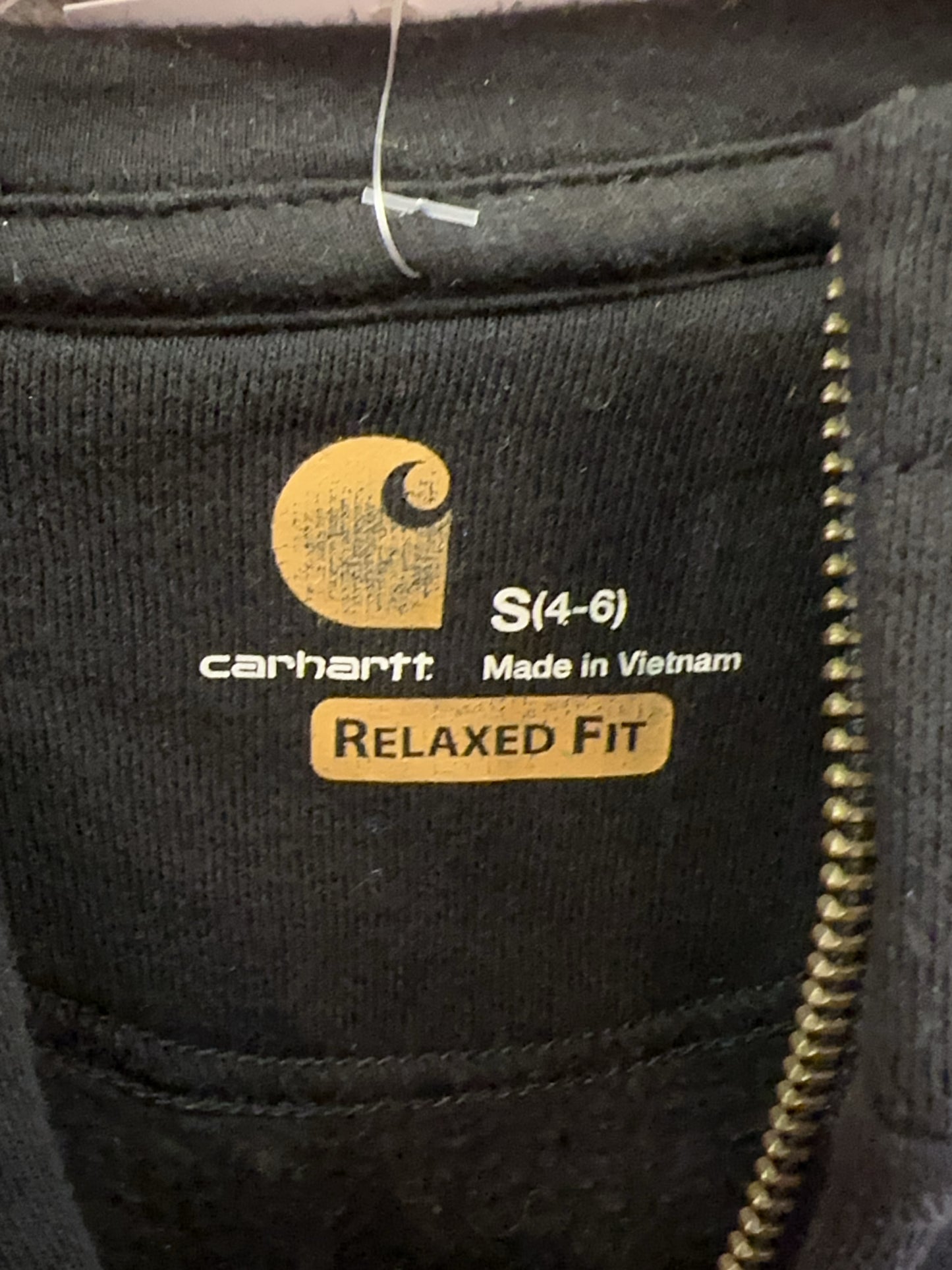 Vintage Carhartt Zip Hoodie - S