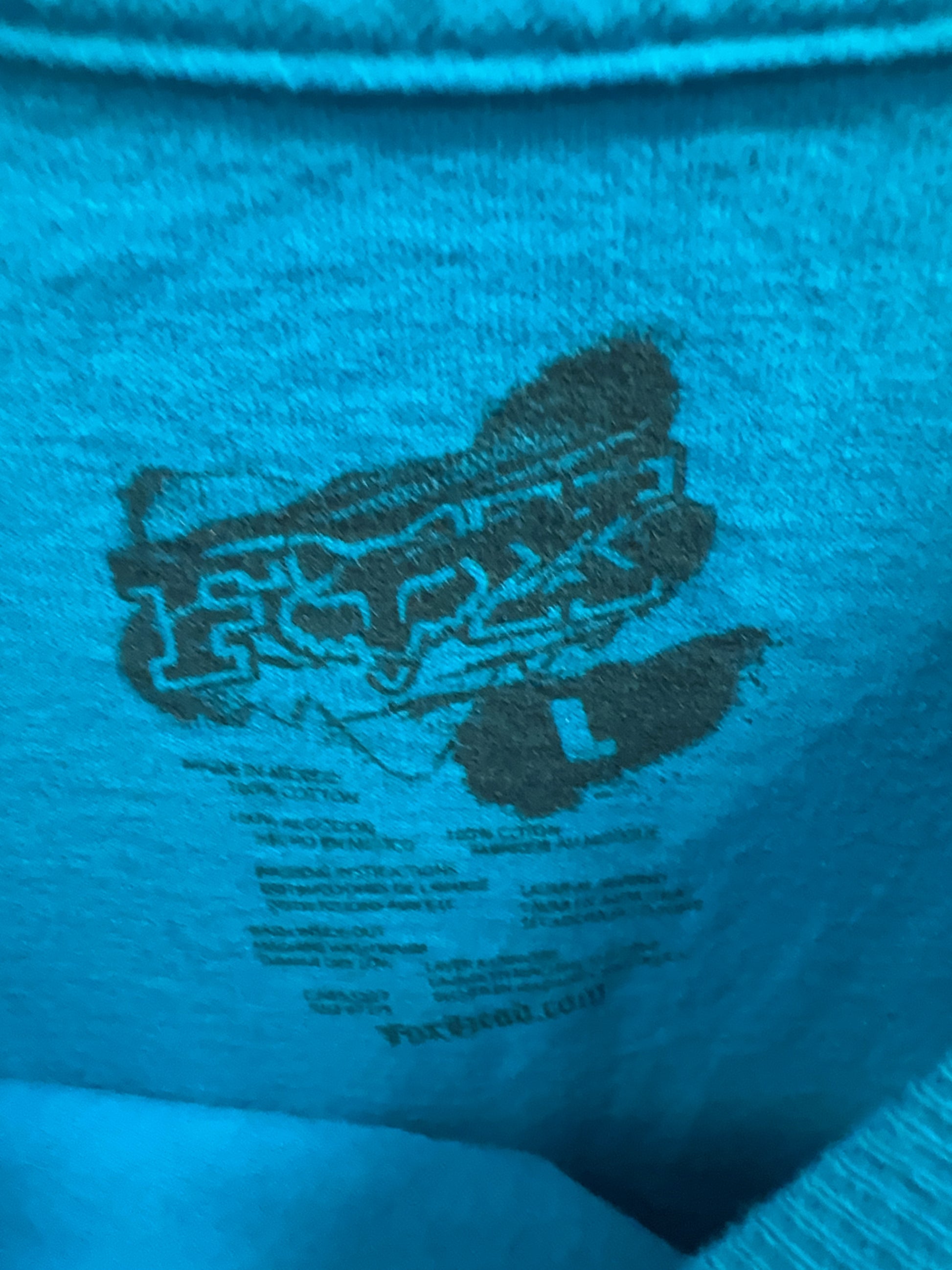 L - Blue Fox Racing Graphic T-Shirt