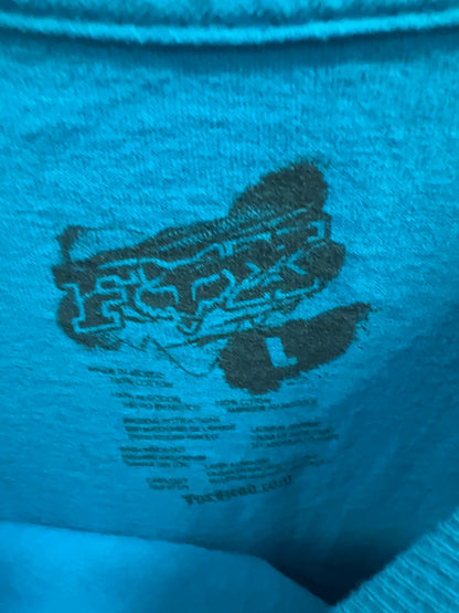 L - Blue Fox Racing Graphic T-Shirt
