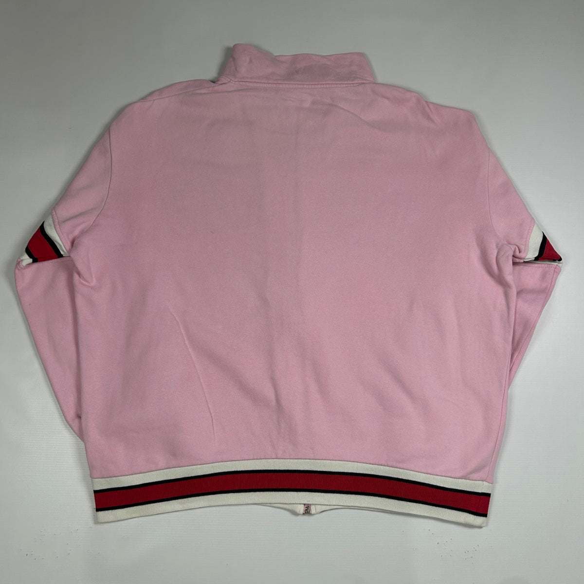 L - Vintage 2000's Pink Milano Zip-Up Track Jacket