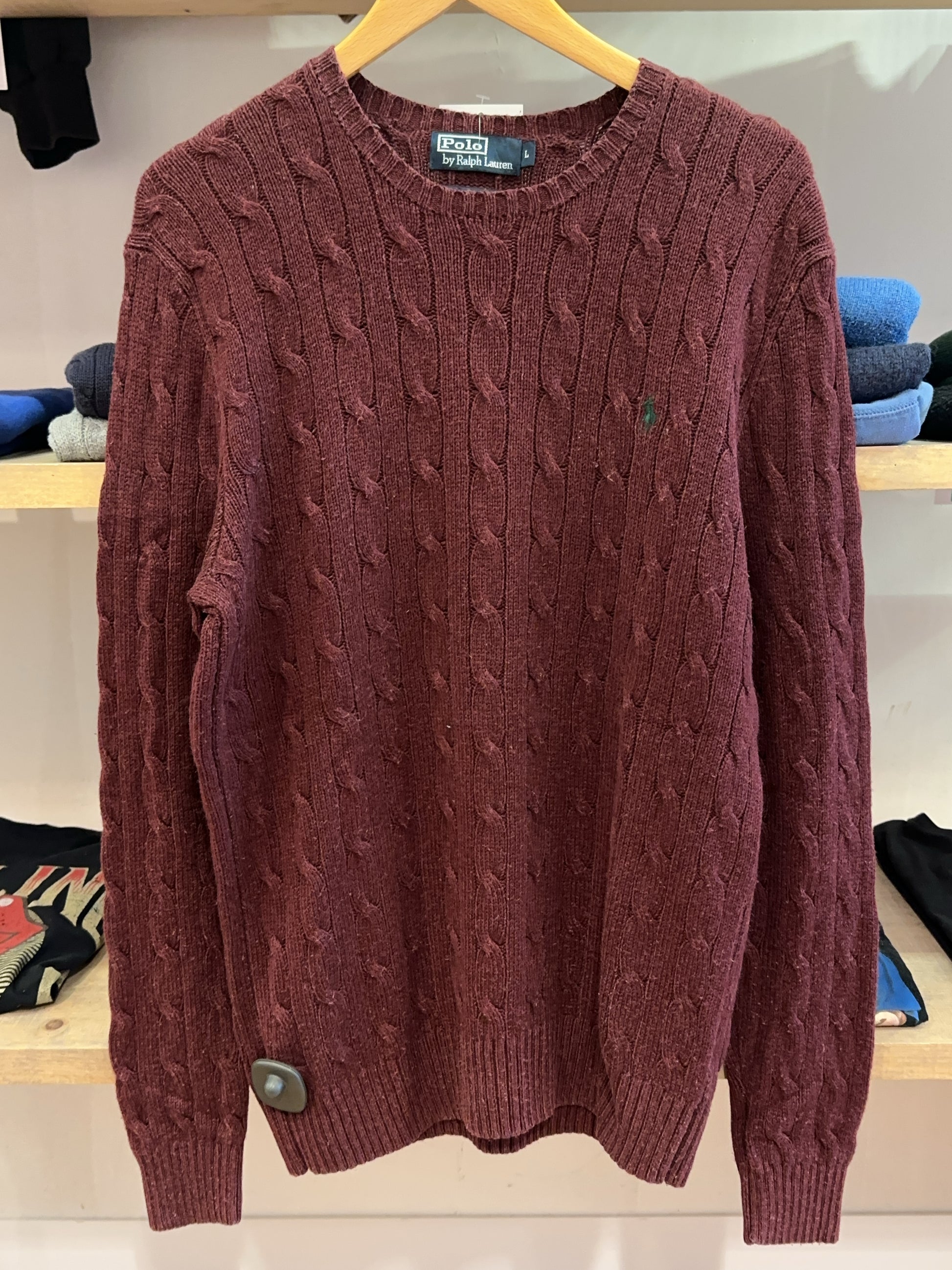 Ralph Lauren Cable Knit - L