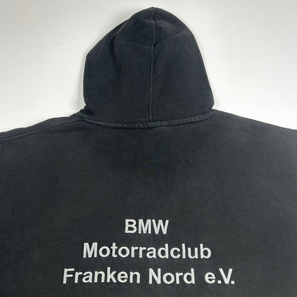XL - Vintage 2010's BMW Motorradclub Franken Nord e.V. Hooded Sweatshirt
