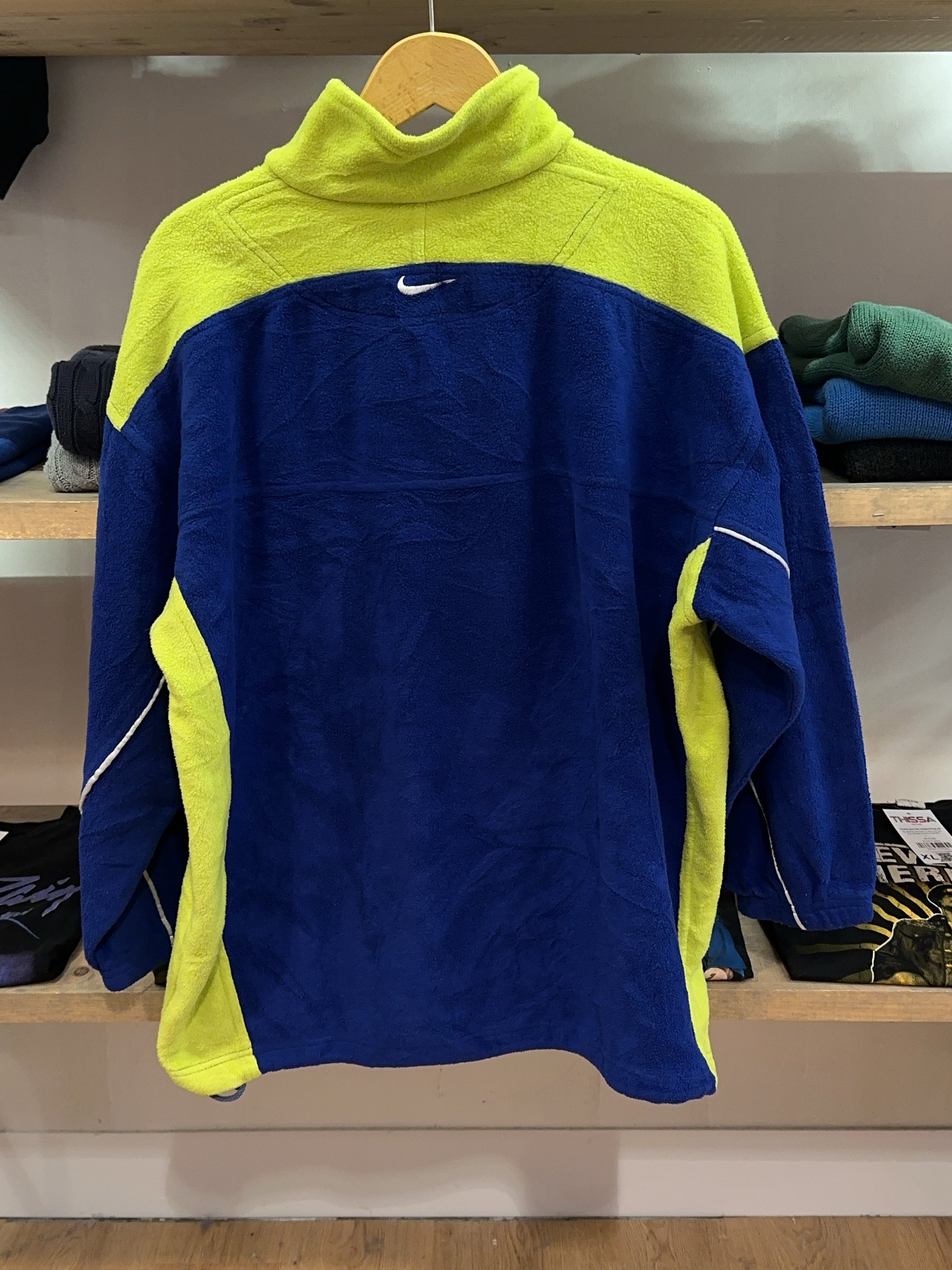 L - Vintage 2000's Nike Fleece Quarterzip