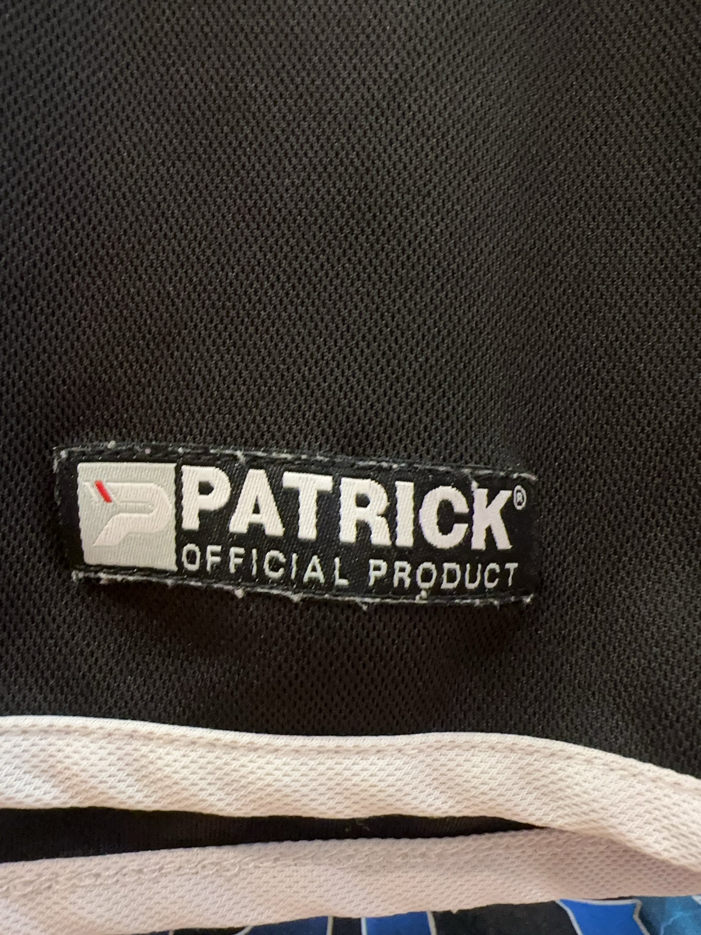 2007/08 FC Den Bosch Away Patrick Football Shirt Jersey #6 Black Yellow XS
